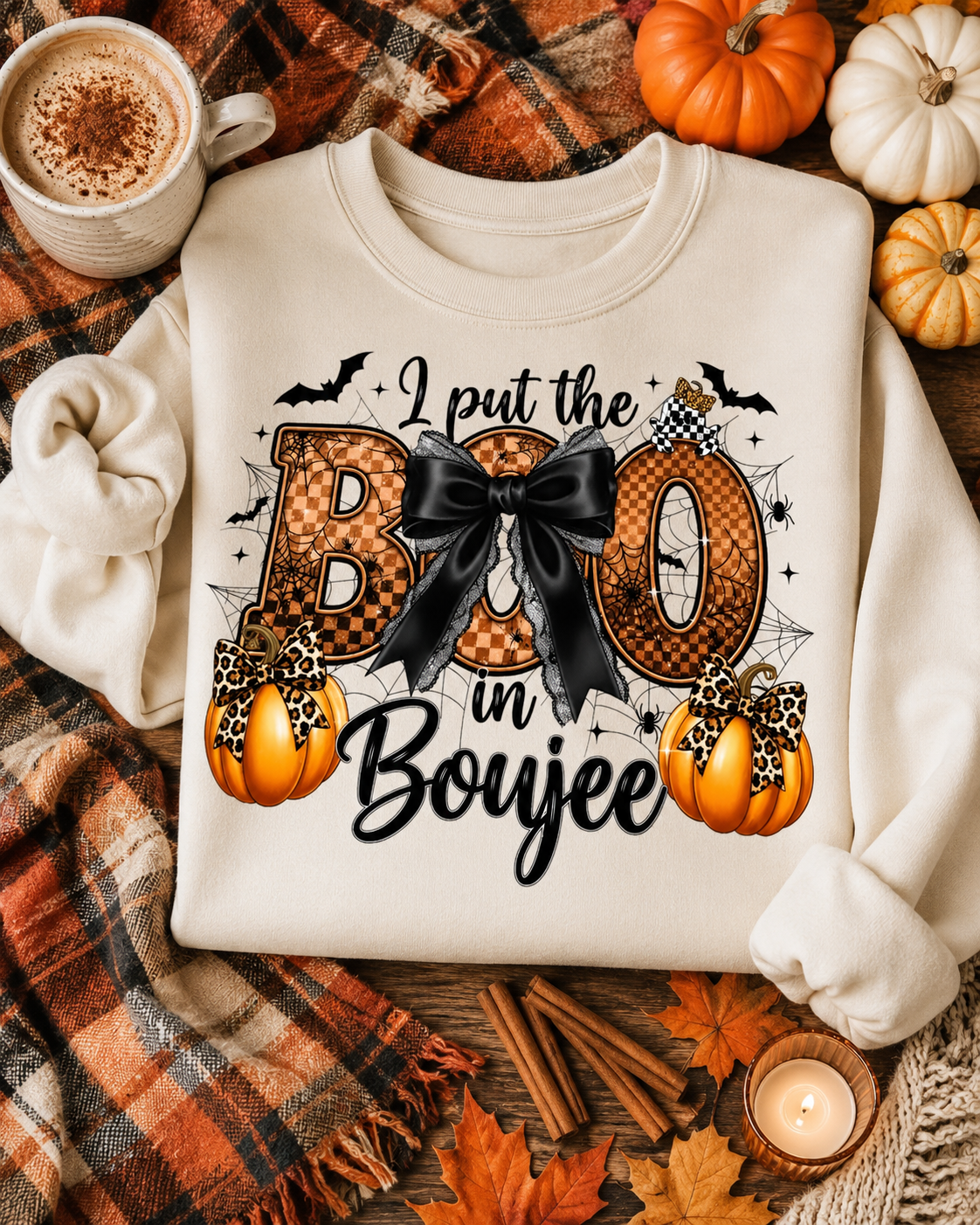 I Put the Boo in Boujee Halloween Tee