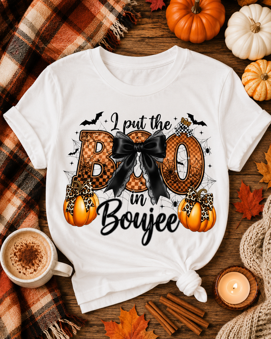 I Put the Boo in Boujee Halloween Tee