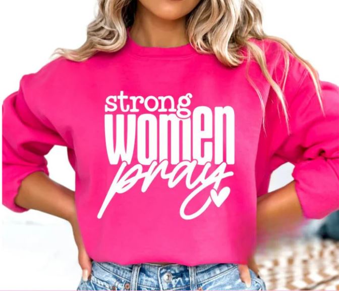 Strong women pray tee